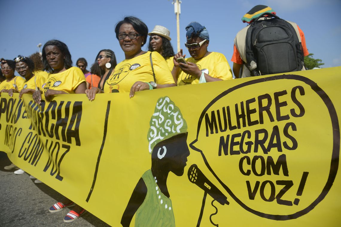 Mulheres Negras Marcham Por Direitos E Contra O Feminic Dio Jornal Correio Not Cias E