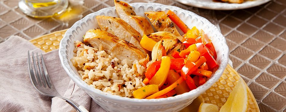 Receita Fit E Prática Bowl De Frango Que Fica Pronto Em