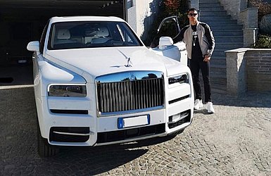Cristiano Ronaldo e seu Rolls-Royce Cullinan, o SUV mais caro do mundo