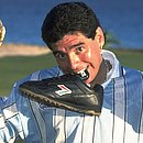 Maradona com a taça da Copa do Mundo de 1986