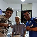 Renato Gaúcho e Alexandre Mendes visitam Adherbal Amaral