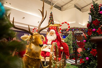 Decoração de Natal no Boulevard Shopping, em Camaçari