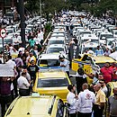 Protesto de taxistas em São Paulo contra regulamentação do Uber (2015)