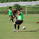 Com portões fechados, elenco do Leão treinou na Toca de olho no confronto com o Criciúma