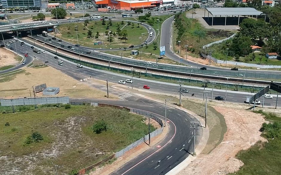 Resultado de imagem para Nova via que liga Av. Paralela a Stella Maris Ã© inaugurada e recebe nome de MÃ£e Stella de OxÃ³ssi