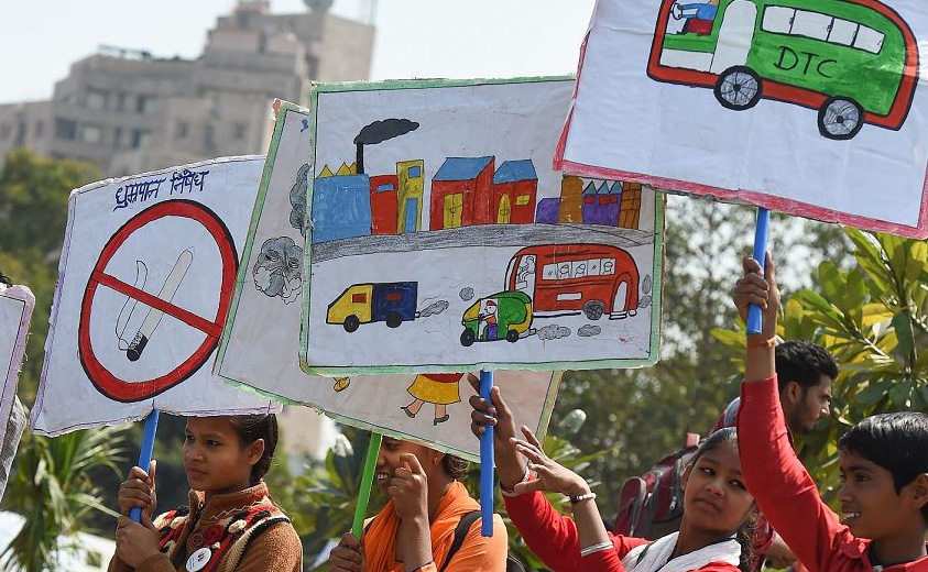 Desenhos em Nova Deli. 