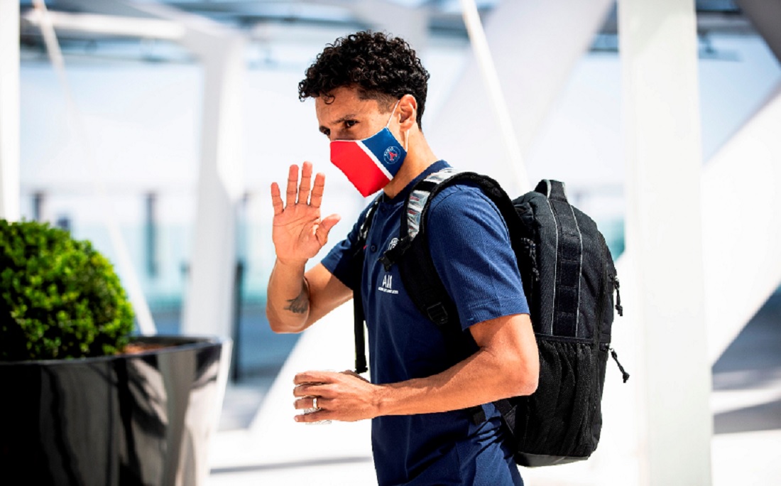 Marquinhos é um dos jogadores do PSG que testaram positivo para covid-19