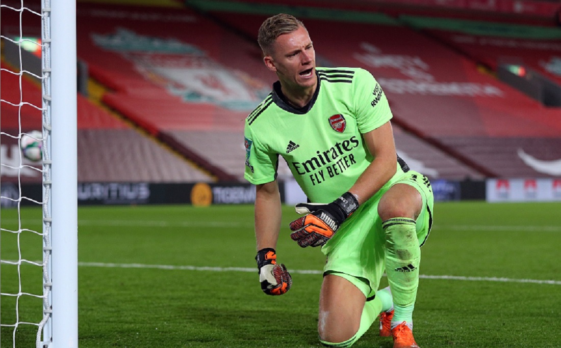 Leno foi o herói da classificação do Arsenal sobre o Liverpool