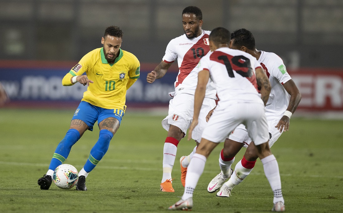 Jogo entre a seleção e Peru, pelas Eliminatórias, foi transmitido pela TV Brasil