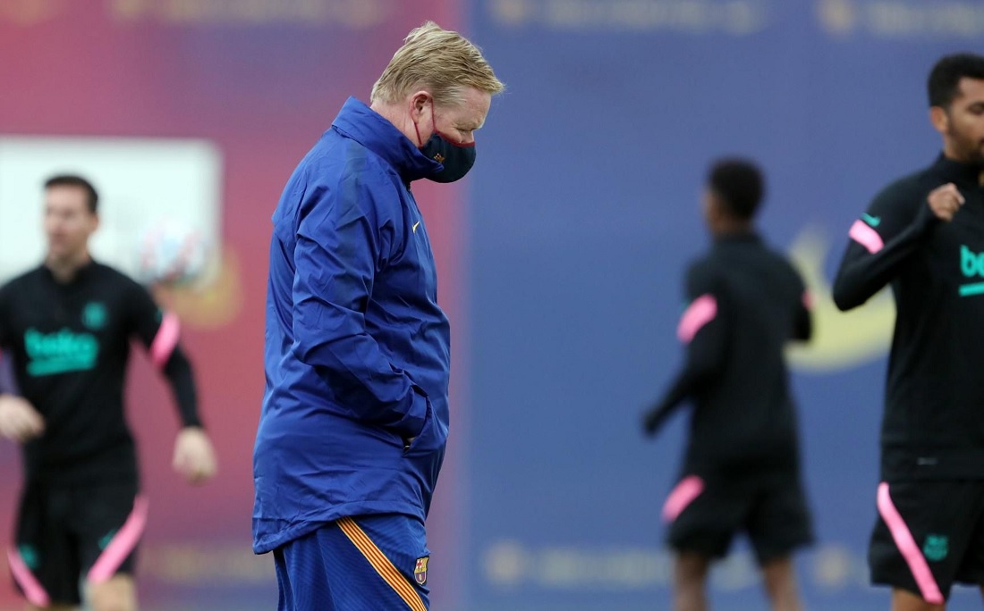 "Quando você representa o Barcelona você sempre quer lutar por títulos", disse Koeman