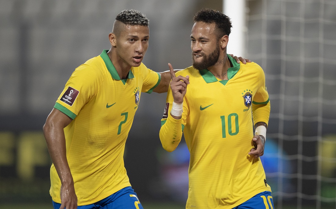 Richarlison e Neymar estão entre os convocados para enfrentar a Venezuela e o Uruguai