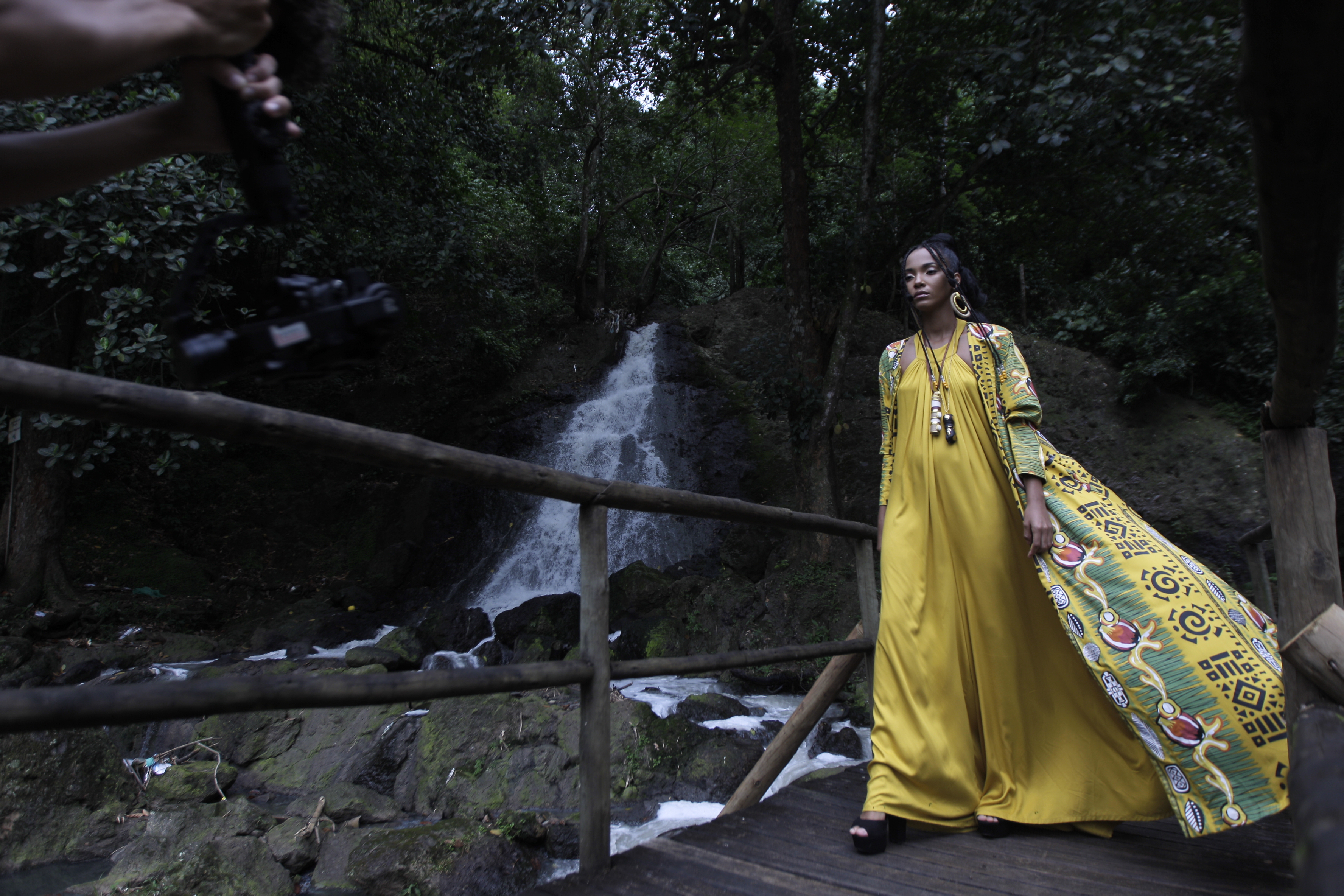 Parque São Bartolomeu foi um dos locais escolhidos para gravação do Afro Fashion Day em 2020
