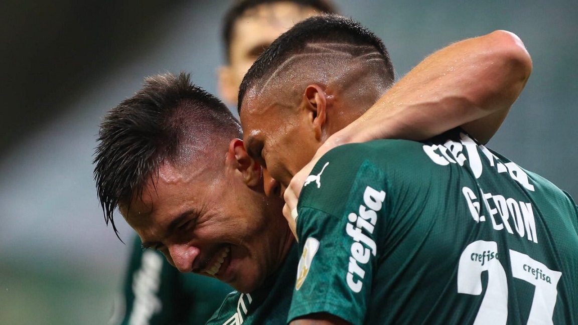 Willian e Gabriel Veron, do Palmeiras