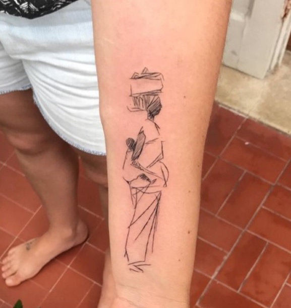 2 meninos empinando pipa tatuagem Baianidade Na Pele Tatuagens Homenageiam Salvador Em Reproducoes De Carybe Jornal Correio